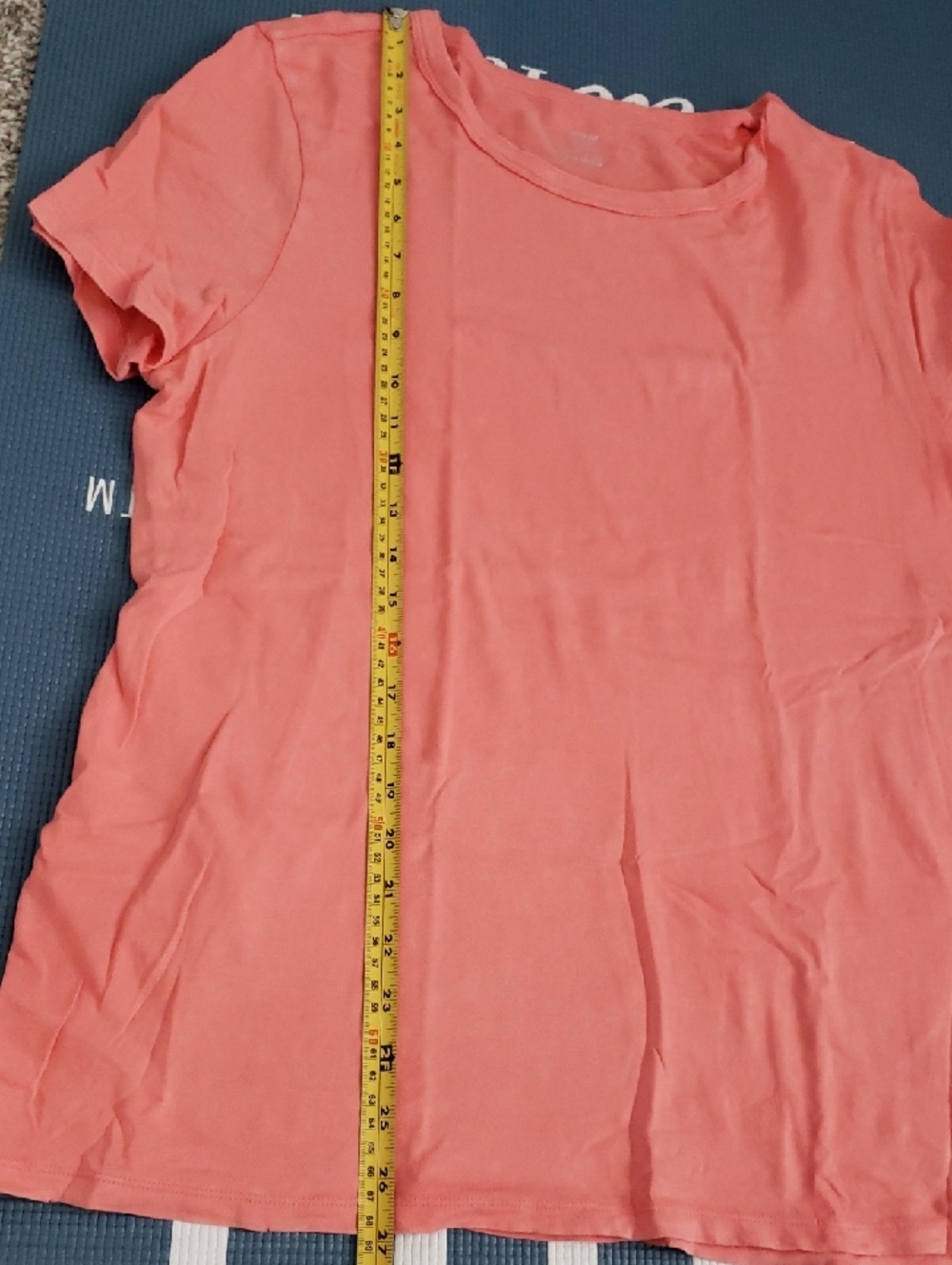 Aerie Cotton Tee Coral - Picture 5 of 7